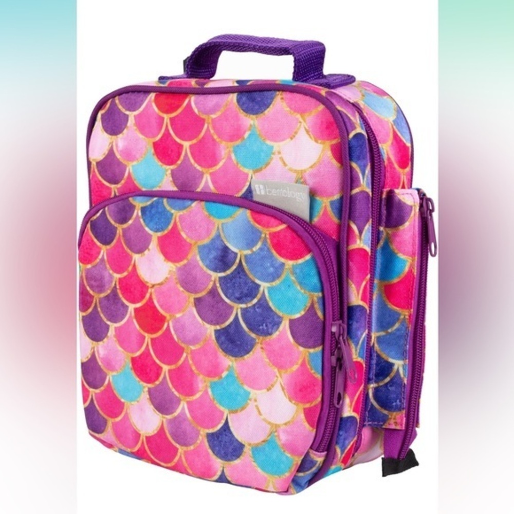 Bentology Colorful Mermaid Scale Lunch Bag